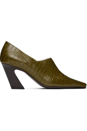 Bottega Veneta Green Lewis Heels