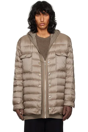 Rick Owens Moncler + Gray Outershirt Jacket