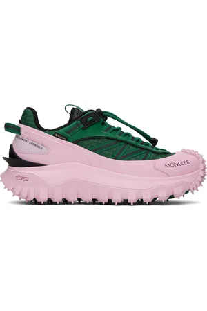 Moncler Green & Pink Trailgrip GTX Sneakers