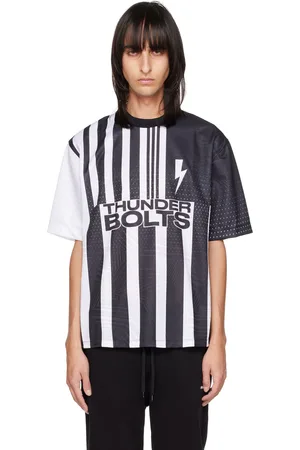 Neil Barrett Black & White Soccer T-Shirt