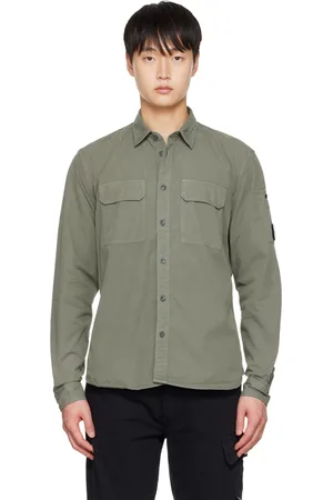 C.P. Company Green Long Sleeve Shirt