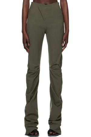 OTTOLINGER Khaki Drape Suit Trousers
