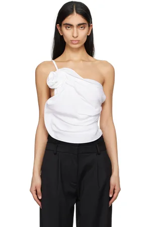 MAGDA BUTRYM One Shoulder Draped Top
