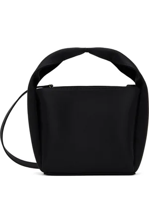 Totême Black Petite Satin Bucket Bag