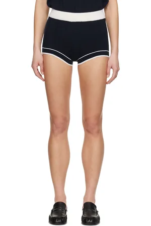 Guest In Residence Navy Racer Shorts