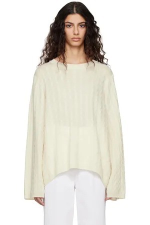 Totême Off-White Crewneck Sweater