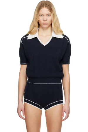 Guest In Residence Navy Pele Polo