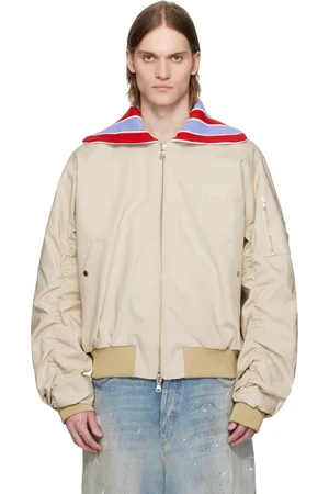 Charles Jeffrey Loverboy Knit Collar Bomber Jacket