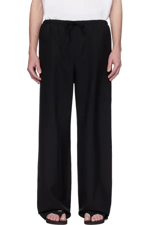 The Row Black Donatello Trousers