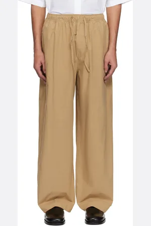 STUDIO NICHOLSON Tan Sonny Trousers