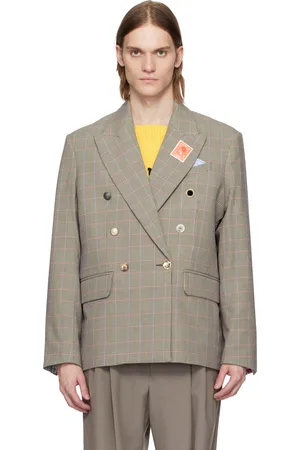 Charles Jeffrey Loverboy Beige Edinburgh Blazer