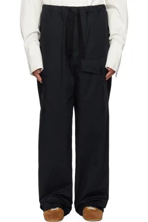 DRIES VAN NOTEN Black Cotton Cargo Pants