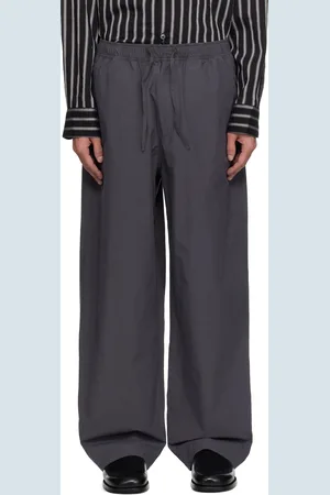 STUDIO NICHOLSON Gray Sonny Trousers