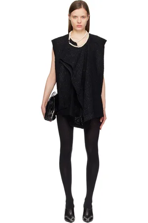 JUNYA WATANABE Black Asymmetric Minidress
