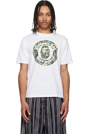 BAPE White ABC Camo Busy Works T-shirt
