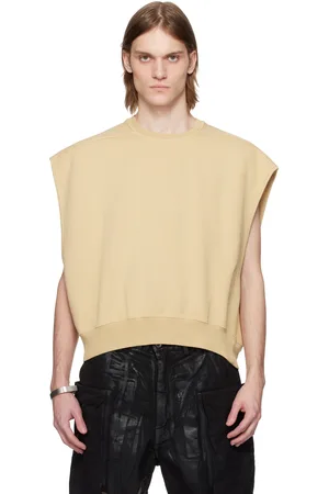 Rick Owens Beige Hollywood SL Jumbo Tatlin Vest