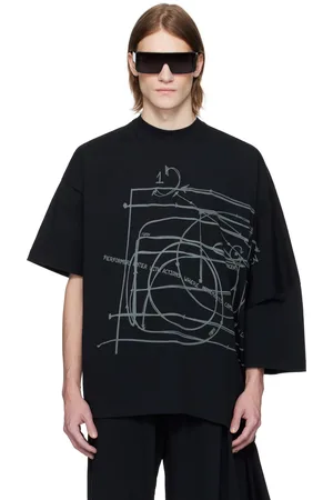 ALAINPAUL Black Extended T-shirt