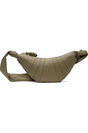 LEMAIRE Khaki Small Croissant Bag
