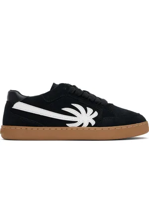 Palm Angels Black New Palm 1 Suede Sneakers