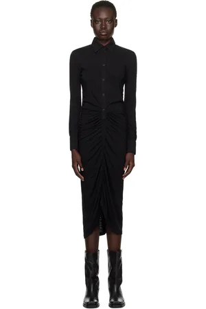 Isabel Marant Black Ivalia Midi Dress
