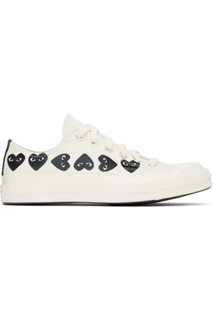 Comme des Garçons Beige Converse Edition Chuck 70 Multi Heart Sneakers