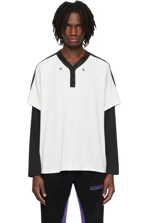 Kusikohc Black & Baseball Long Sleeve Top