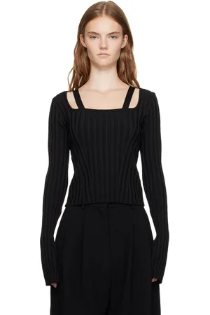 Recto Scoop Neck Fitted Sweater