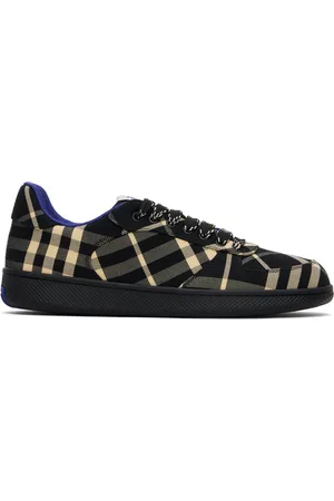 Burberry Black Check Terrace Sneakers
