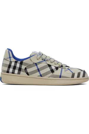 Burberry Beige Check Terrace Sneakers