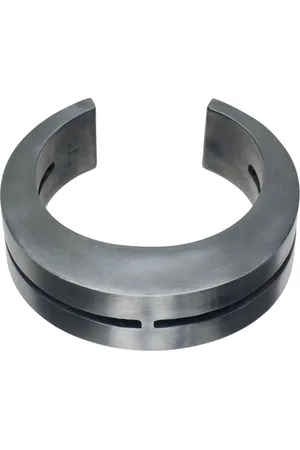 PARTS OF FOUR Gunmetal Crescent Crevice Bracelet