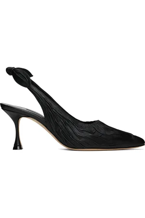Manolo Blahnik Black Pelagalo Heels