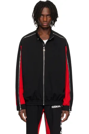 Kusikohc & Red Full Zip Fleece Track Jacket