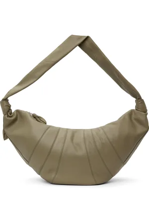 LEMAIRE Khaki Large Croissant Bag