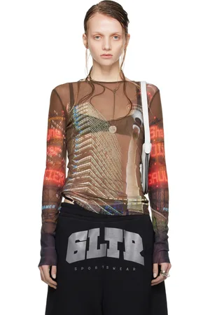 Jean Paul Gaultier Brown Shayne Oliver Edition Long Sleeve T-Shirt