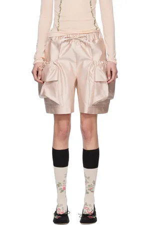 Simone Rocha Pink Cargo Flap Shorts