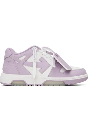 OFF-WHITE Purple & White Out Of Office Sneakers