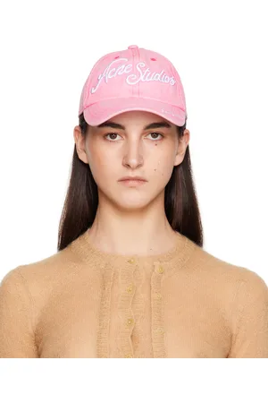Acne Studios Pink Logo Cap