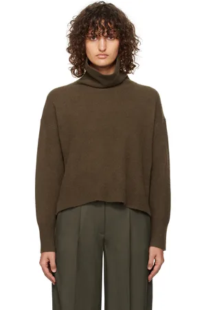 Joseph Brown Brushed Cashmere Turtleneck