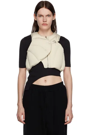 HELIOT EMIL SSENSE Exclusive Off-White Down Vest
