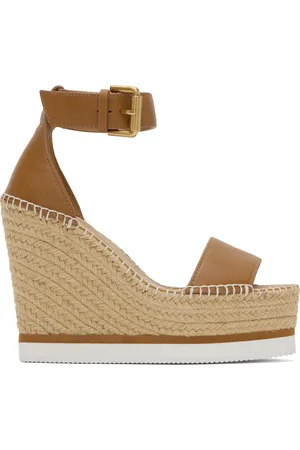 See by Chloé Tan Glyn Espadrille Platform Sandals