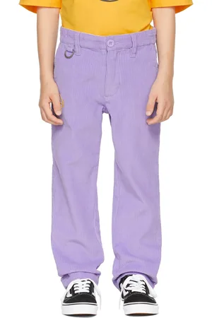 Drew House SSENSE Exclusive Kids Purple Painted Mascot Trousers
