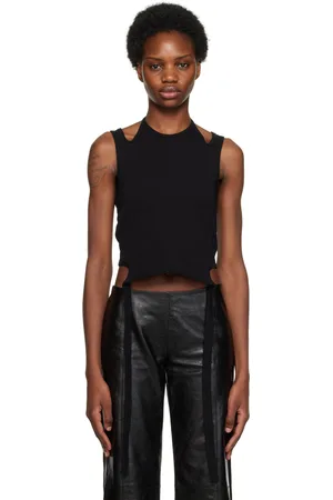 DION LEE Double Tie Tank Top