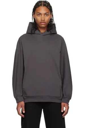 ATTACHMENT Gray Paneled Hoodie