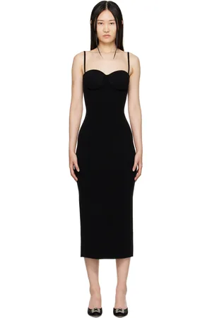 Sportmax Black Albi Midi Dress