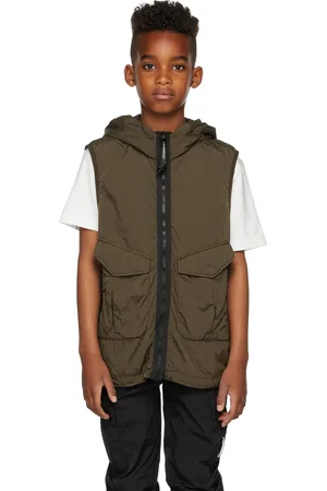 C.P. Company Kids Green Cr-L Goggle Vest