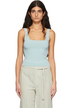 Vince Blue Viscose Tank Top