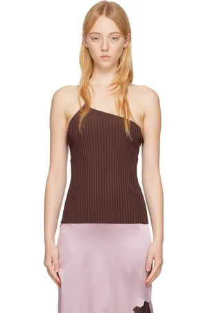 Helmut Lang SSENSE Exclusive Brown Tank Top