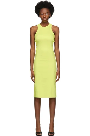 DION LEE Green Jersey Tank Dress