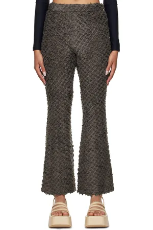 Rokh Brown Flared Trousers
