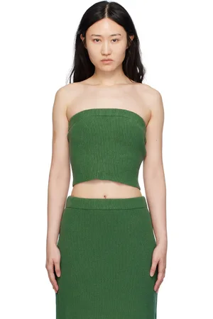 By Malene Birger Green Giovania Tank Top